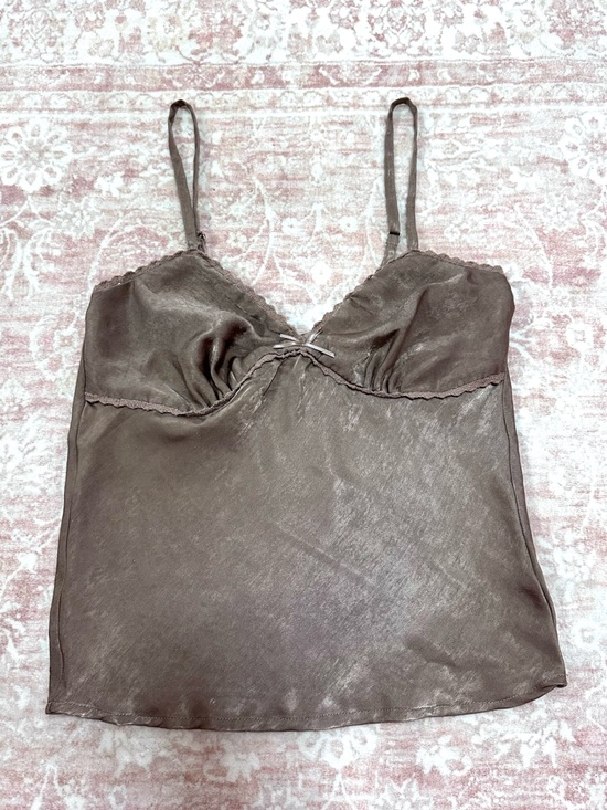 Tops - NWOT 🤎 Satin Champagne Slip Camisole Top